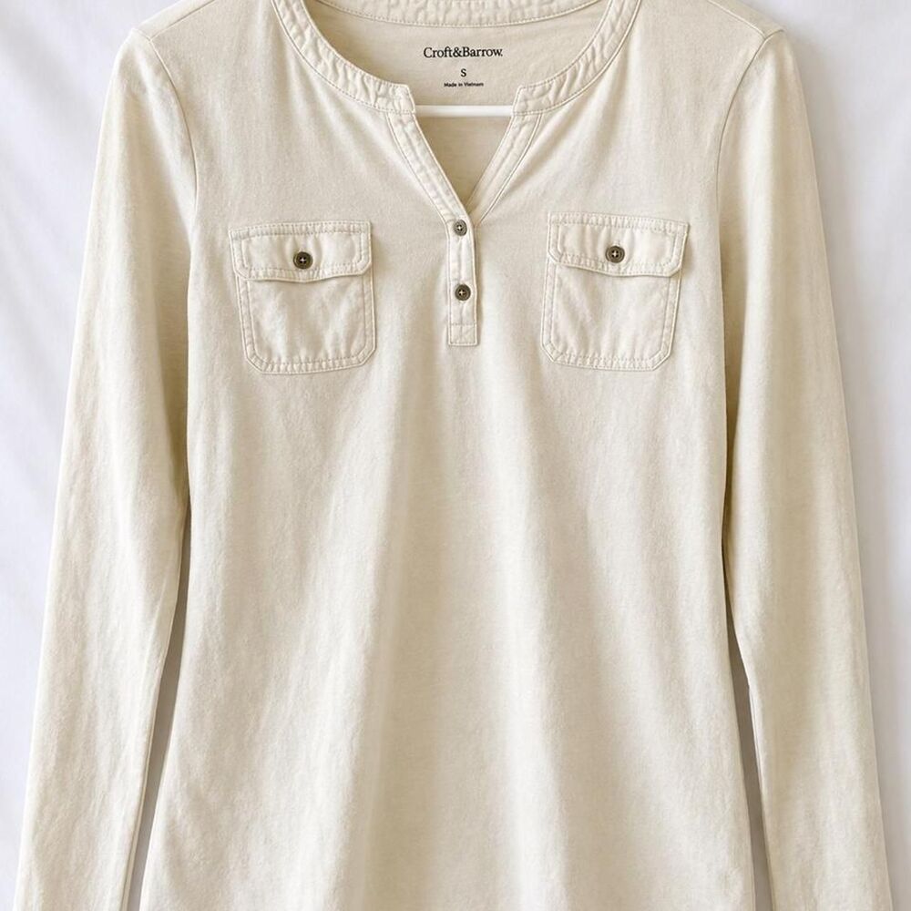 Croft&Barrow Pocket Longsleeve